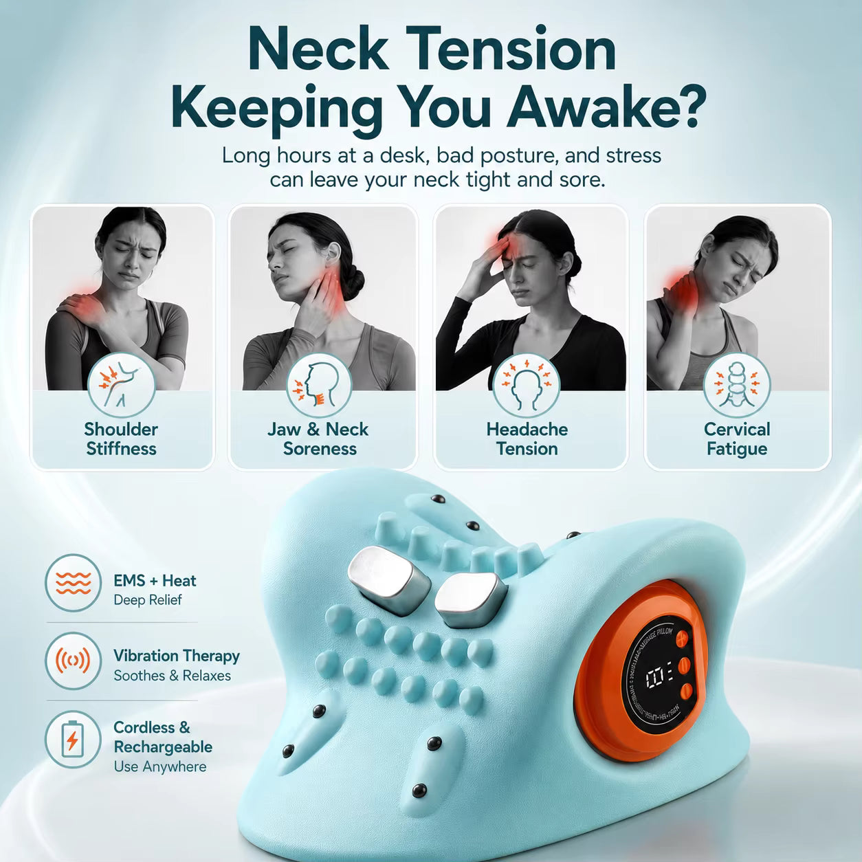 EMS Cervical & Neck Massager with Heat